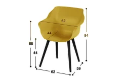 Tuinstoel Curry Yellow 11.681.872 Sophie Studio