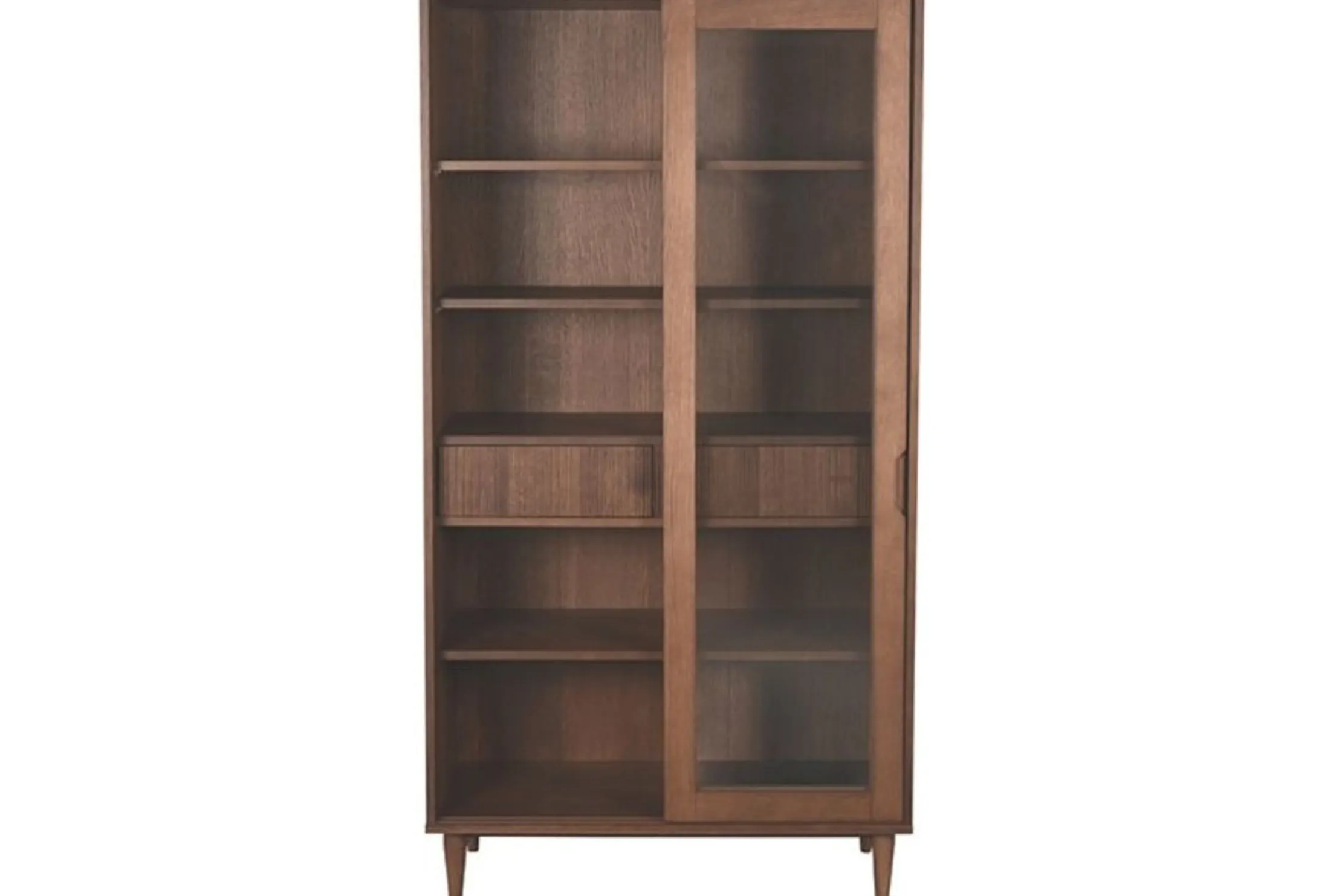 Vitrinekast Walnoot ME-70.017 Jule