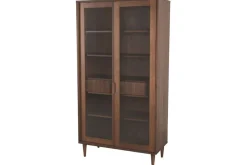 Vitrinekast Walnoot ME-70.017 Jule