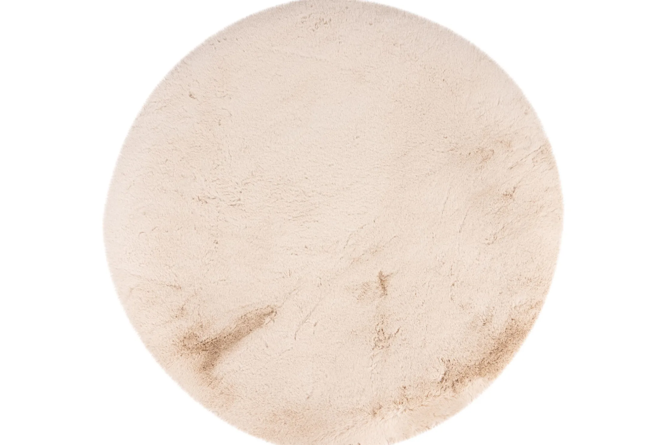 Vloerkleed Beige rond Heat