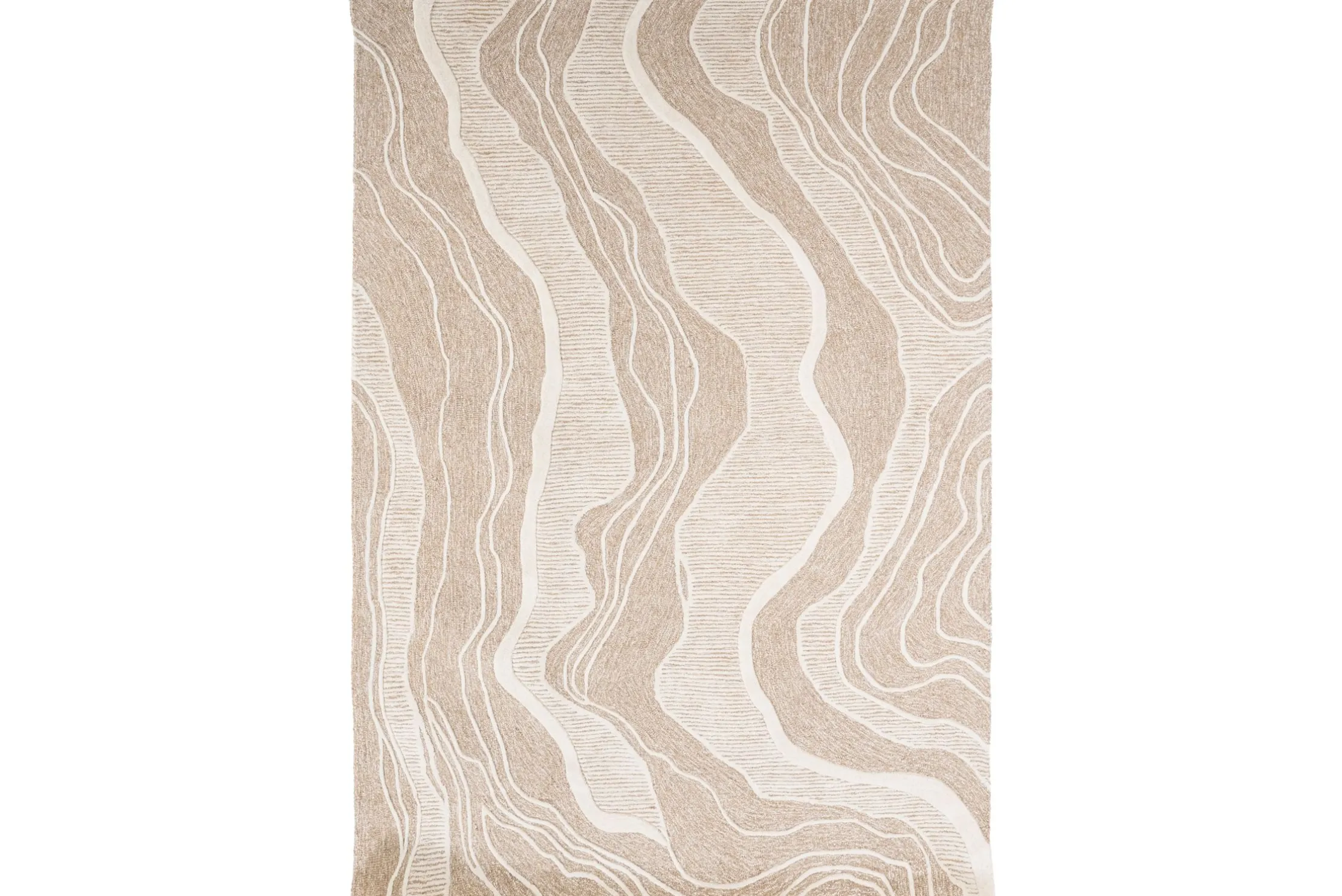 Vloerkleed beige 230282 Soil