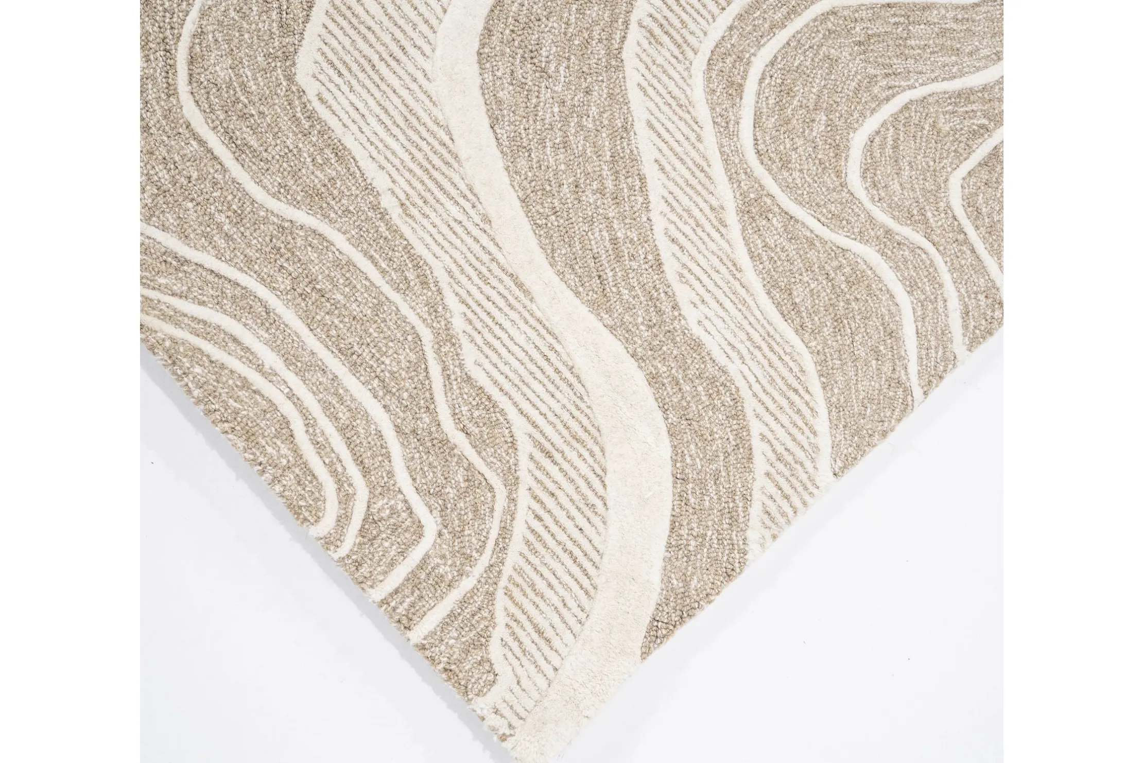 Vloerkleed beige 230282 Soil