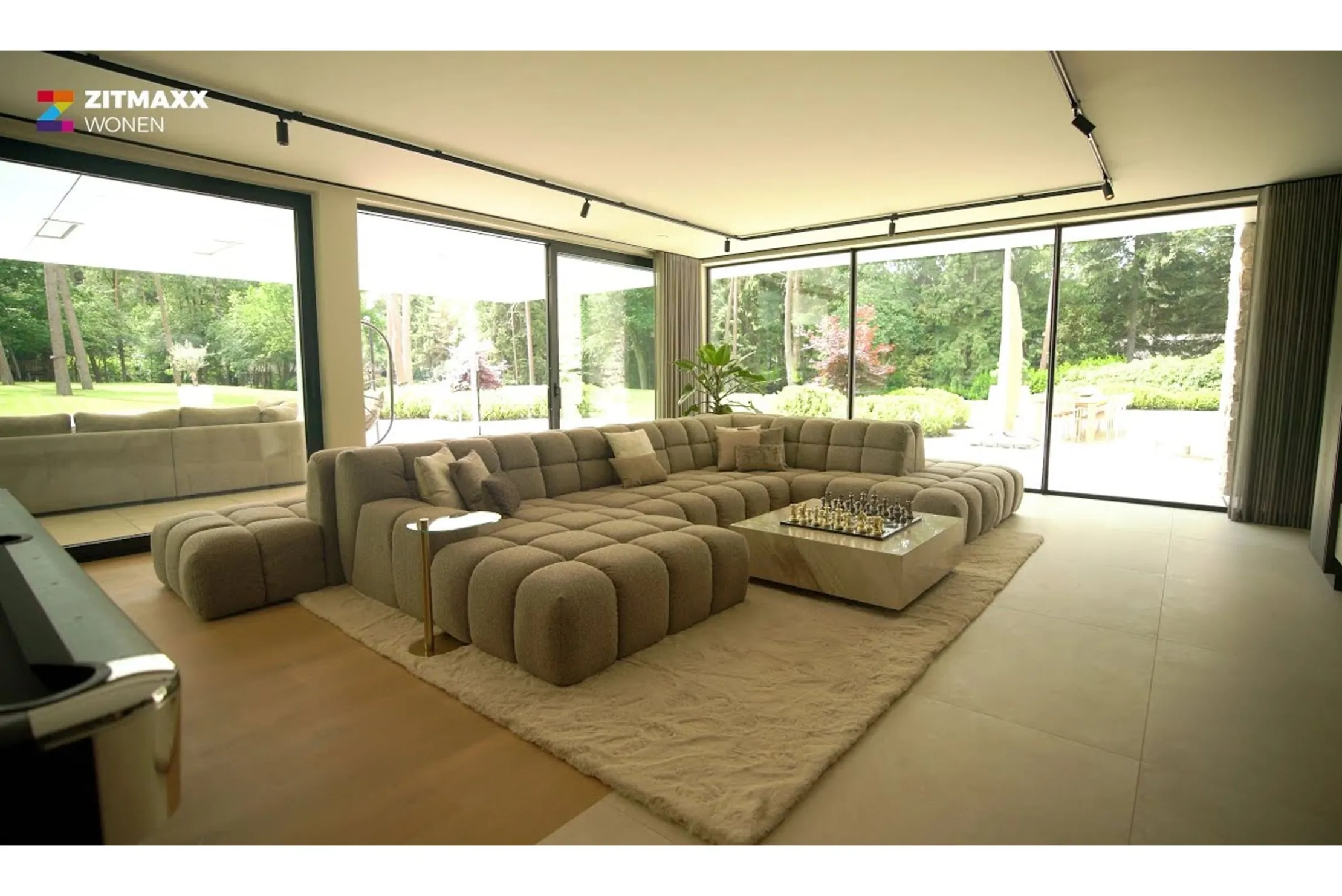 Vloerkleed beige Zena
