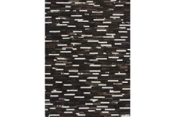Vloerkleed 851 black brown Leather