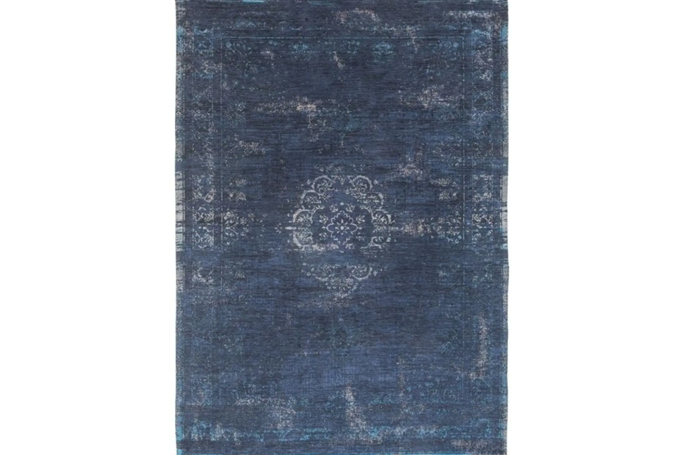 Vloerkleed Blue Night 8254 Fading World Medallion