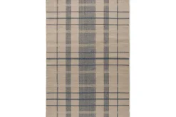 Vloerkleed Check Denim 497408 Zona | Brink & Campman