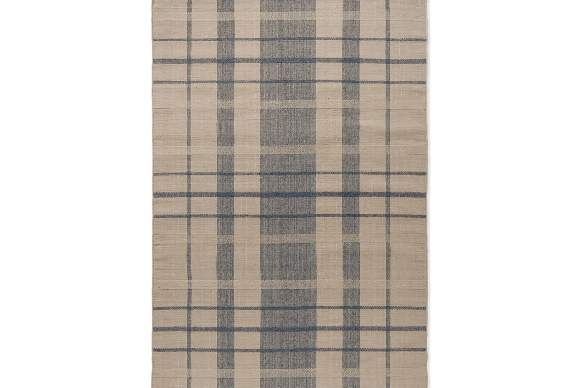 Vloerkleed Check Denim 497408 Zona | Brink & Campman
