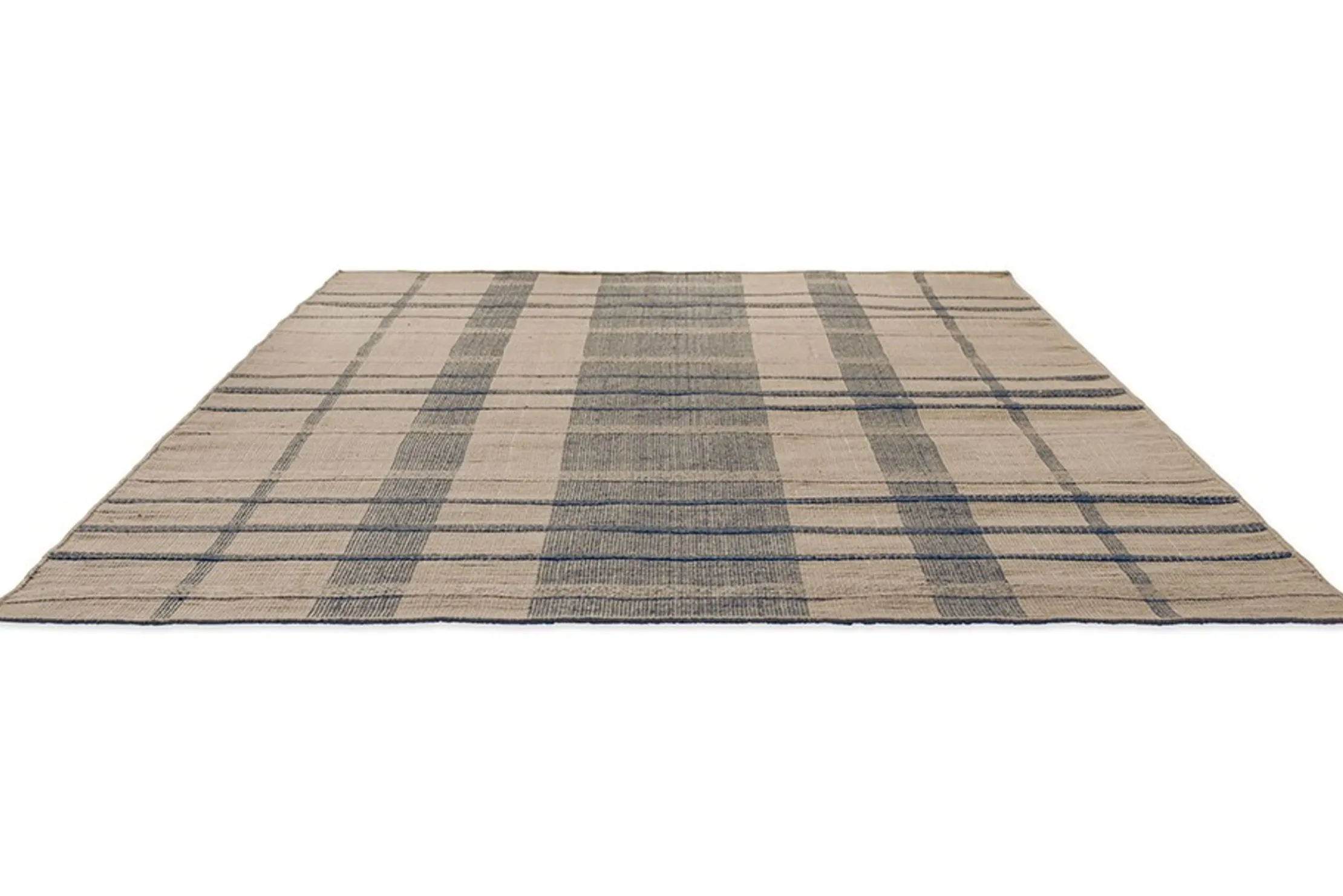 Vloerkleed Check Denim 497408 Zona | Brink & Campman