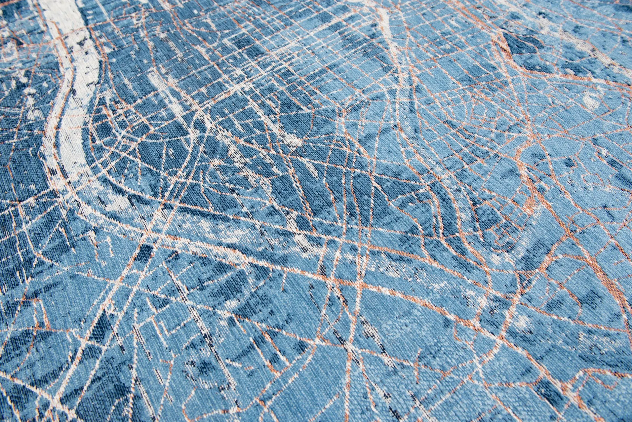 Vloerkleed Conductive Blue 9314 Cities