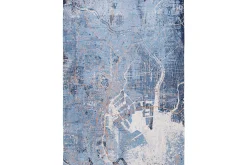 Vloerkleed Conductive Blue 9314 Cities
