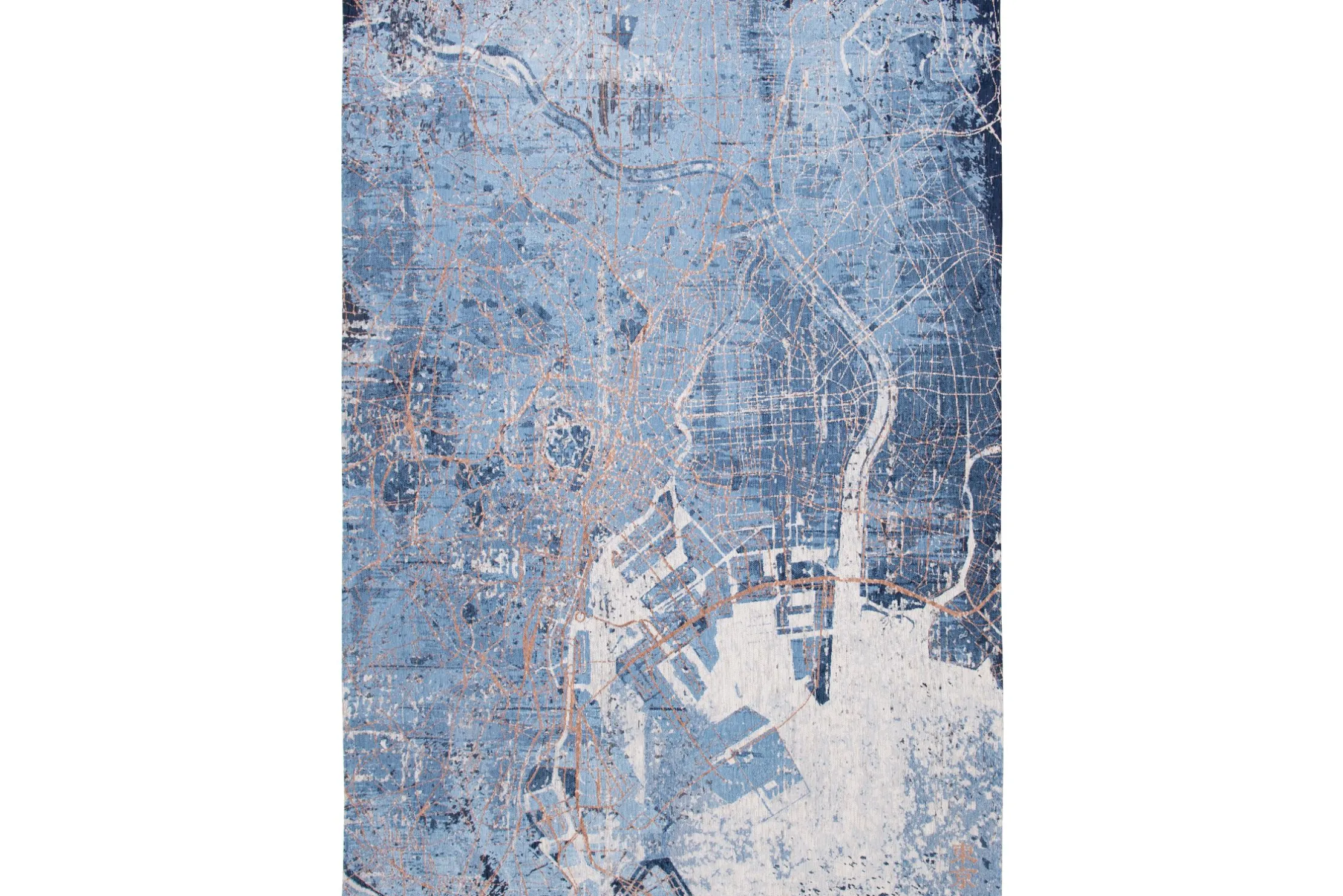 Vloerkleed Conductive Blue 9314 Cities