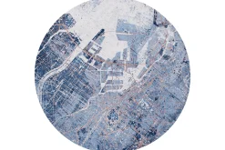 Vloerkleed Conductive Blue 9314 Tokyo Cities