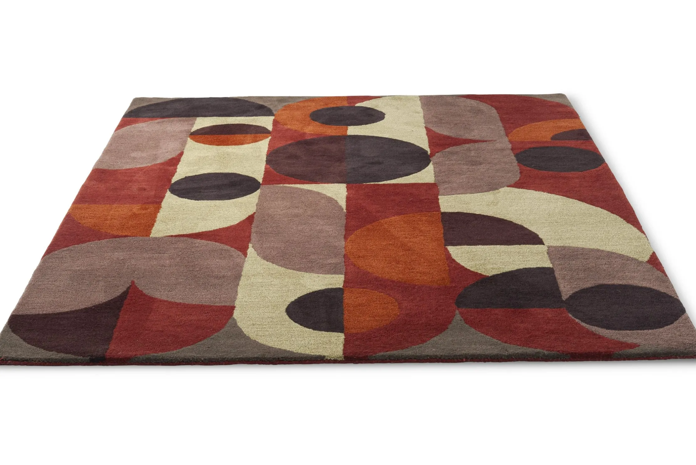 Vloerkleed Cosmo Red Pale Green 95203 Decor | Brink & Campman
