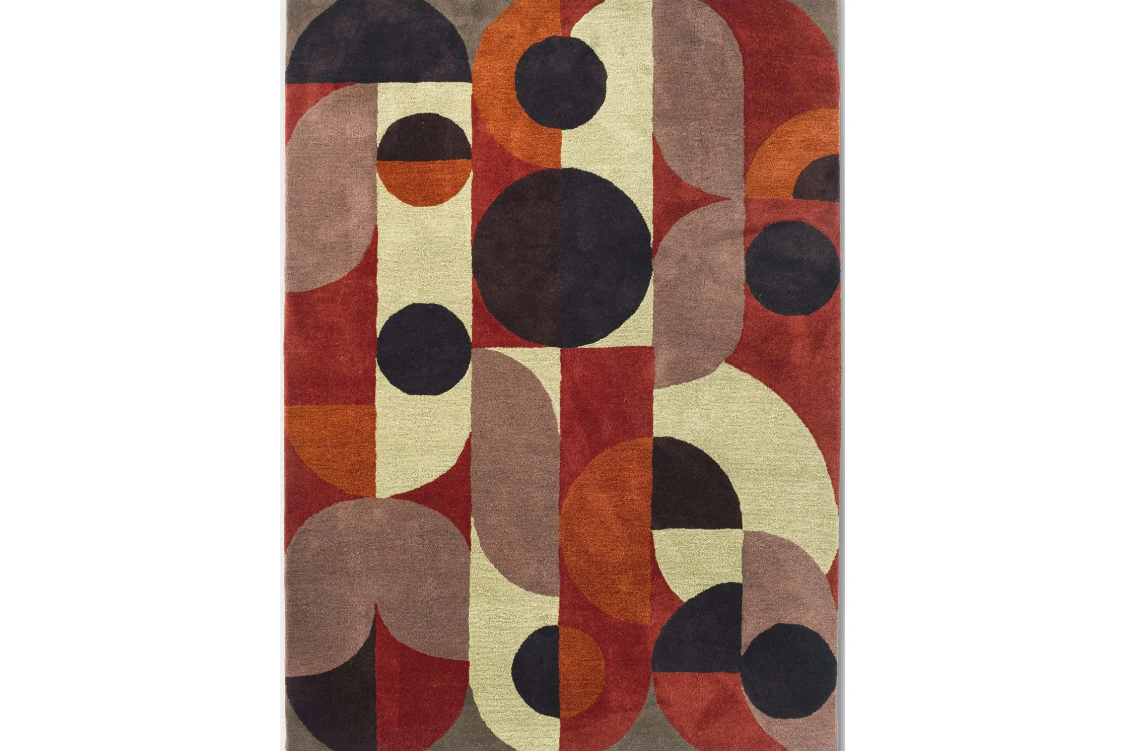 Vloerkleed Cosmo Red Pale Green 95203 Decor | Brink & Campman