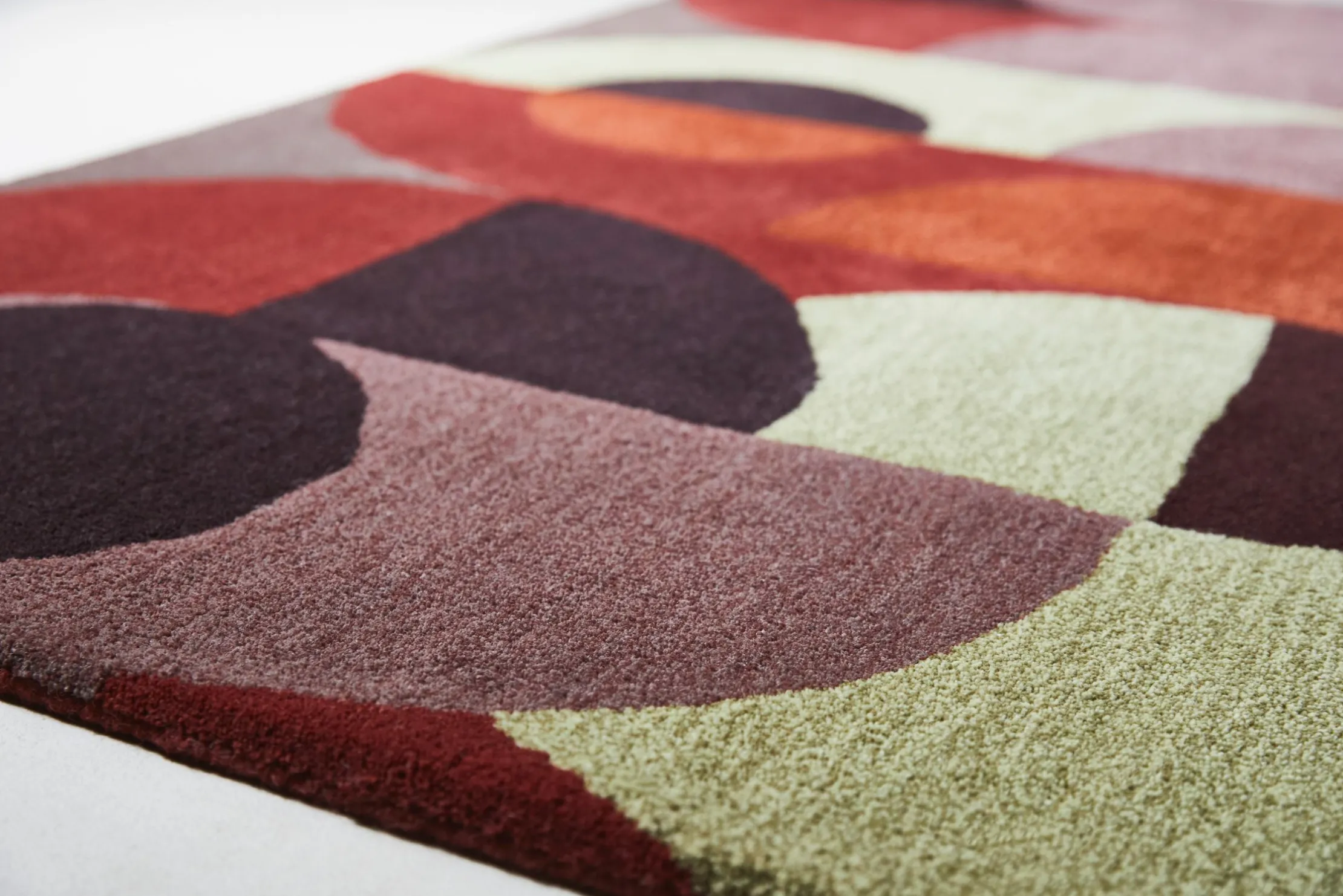 Vloerkleed Cosmo Red Pale Green 95203 Decor | Brink & Campman