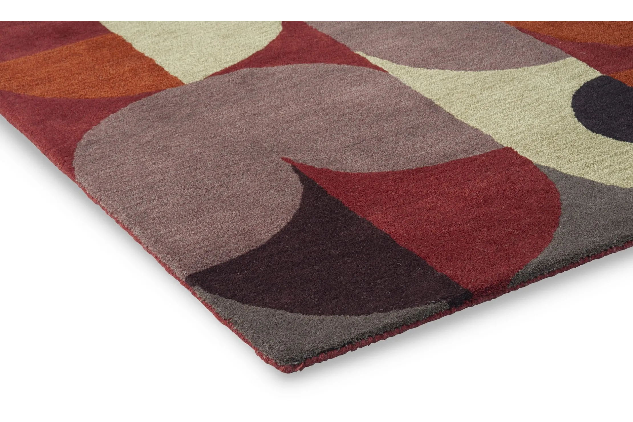 Vloerkleed Cosmo Red Pale Green 95203 Decor | Brink & Campman