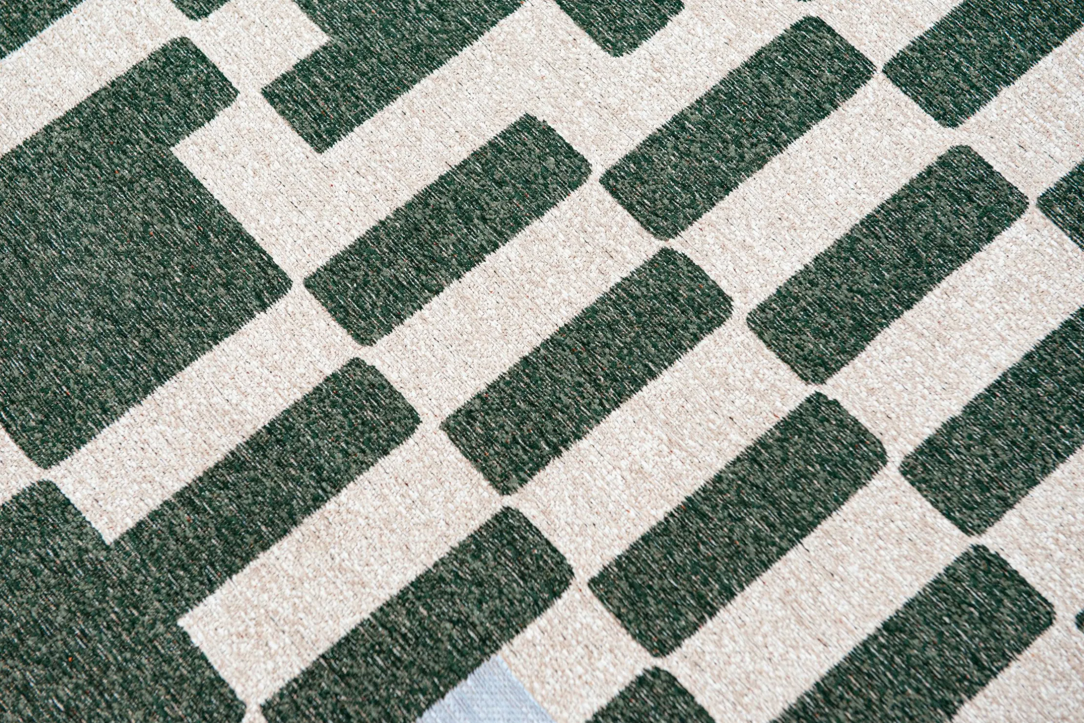 Vloerkleed Deep Green 9339 Chess
