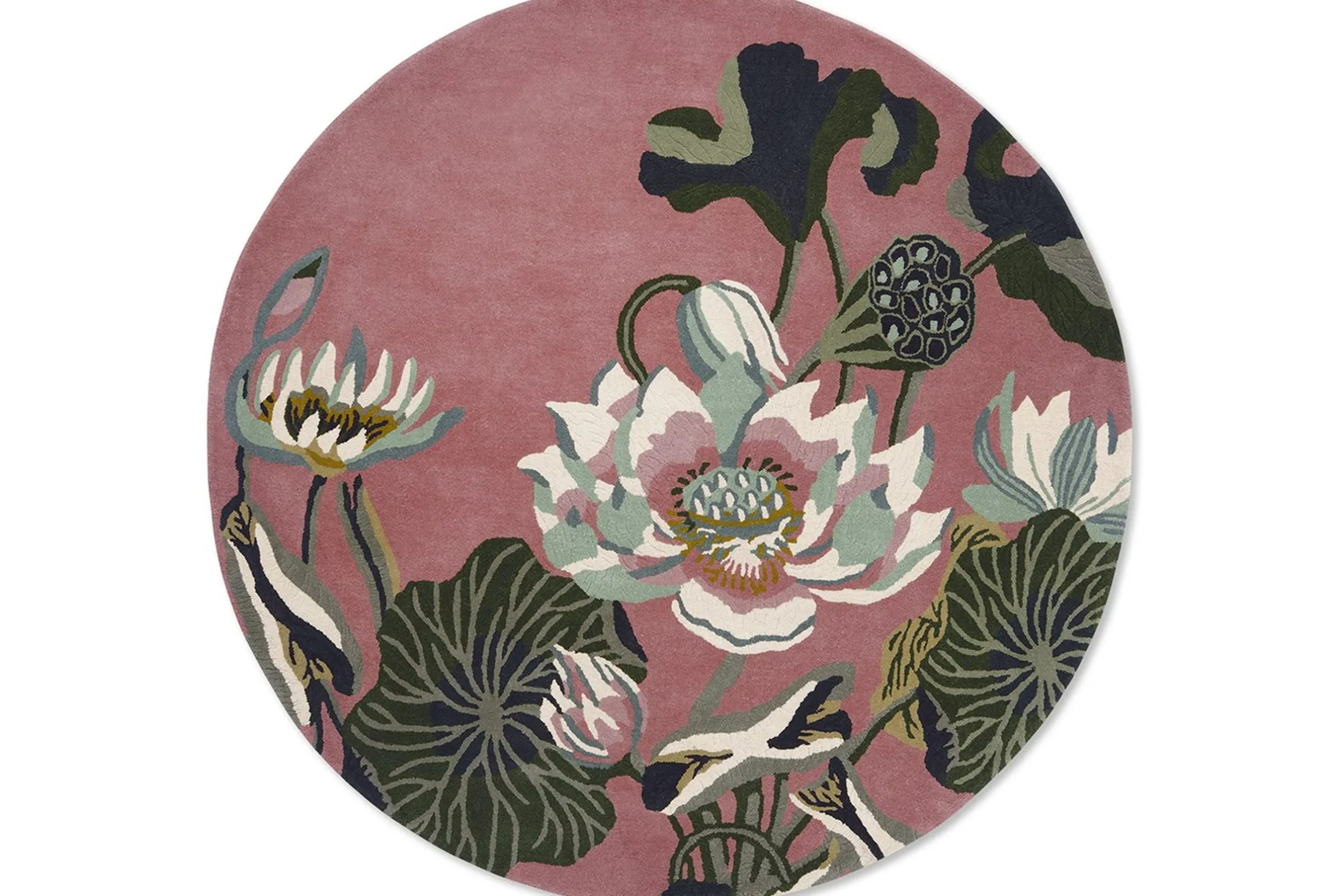 Vloerkleed Dusty Rose 038602 Waterlily | Wedgwood Home