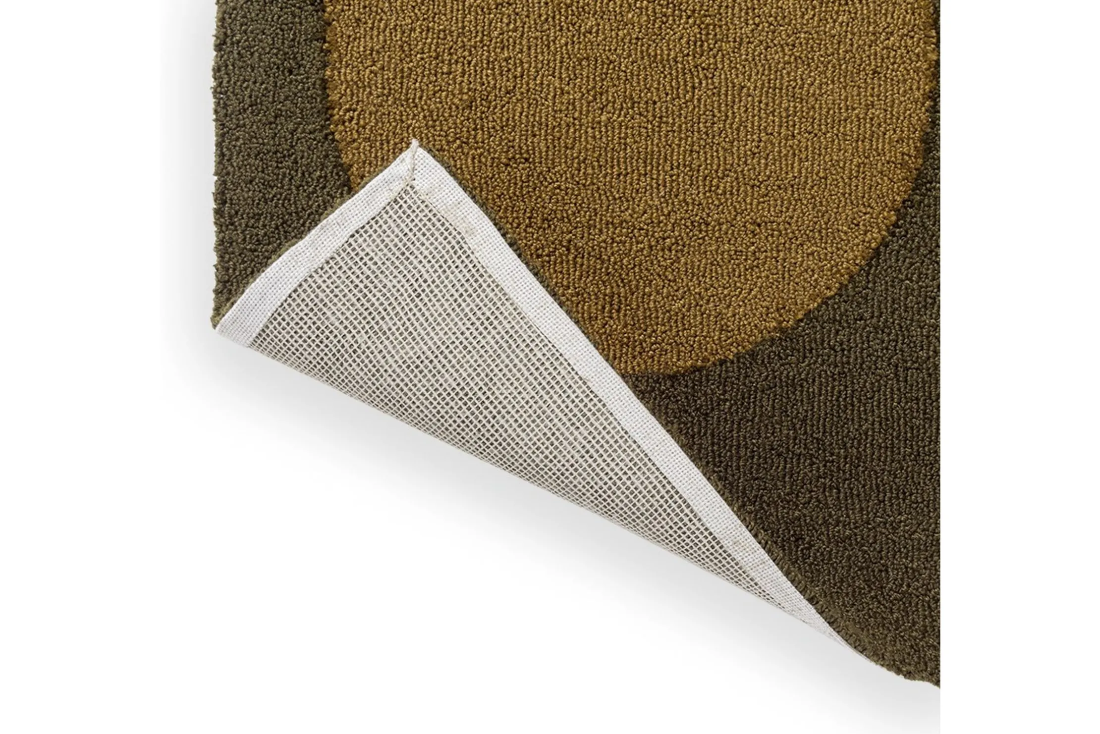 Vloerkleed Festival Dots Olive 495817 Habitat | Brink & Campman