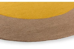 Vloerkleed Festival Round Yellow 496306 Habitat | Brink & Campman