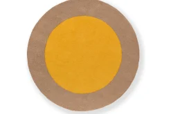 Vloerkleed Festival Round Yellow 496306 Habitat | Brink & Campman