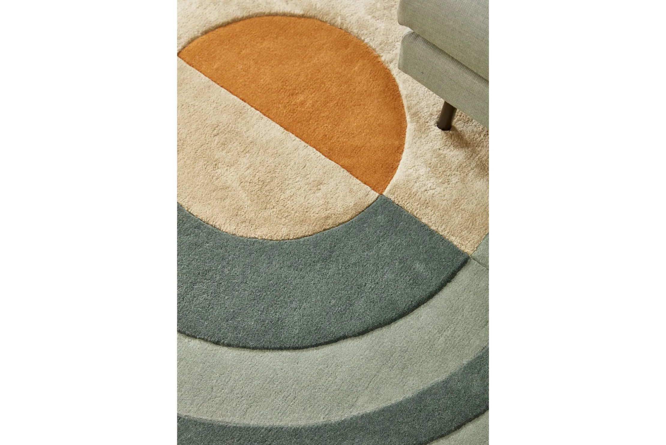 Vloerkleed Green Fano Girare | Brinker