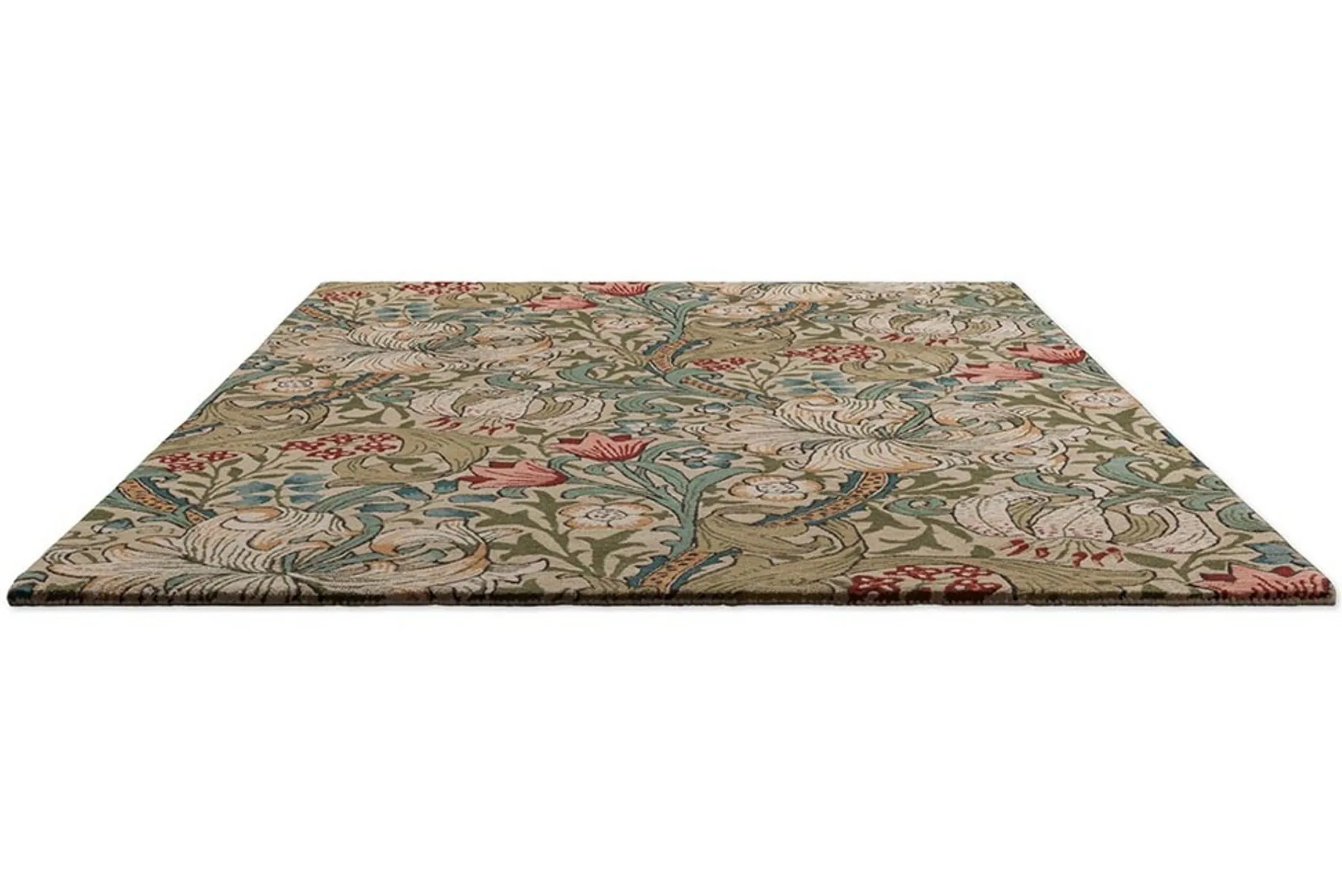 Vloerkleed Green Red 130107 Golden Lily