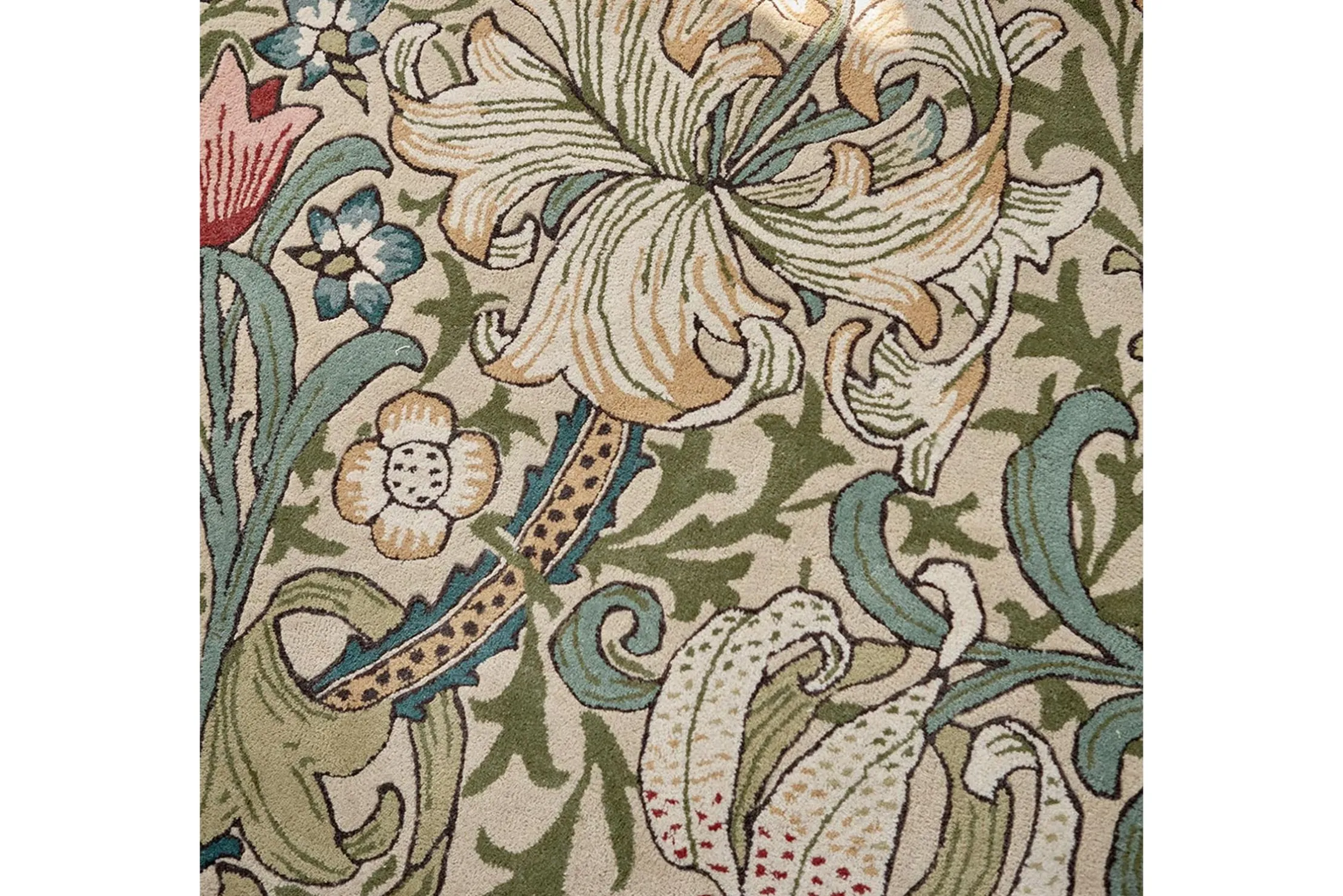 Vloerkleed Green Red 130107 Golden Lily