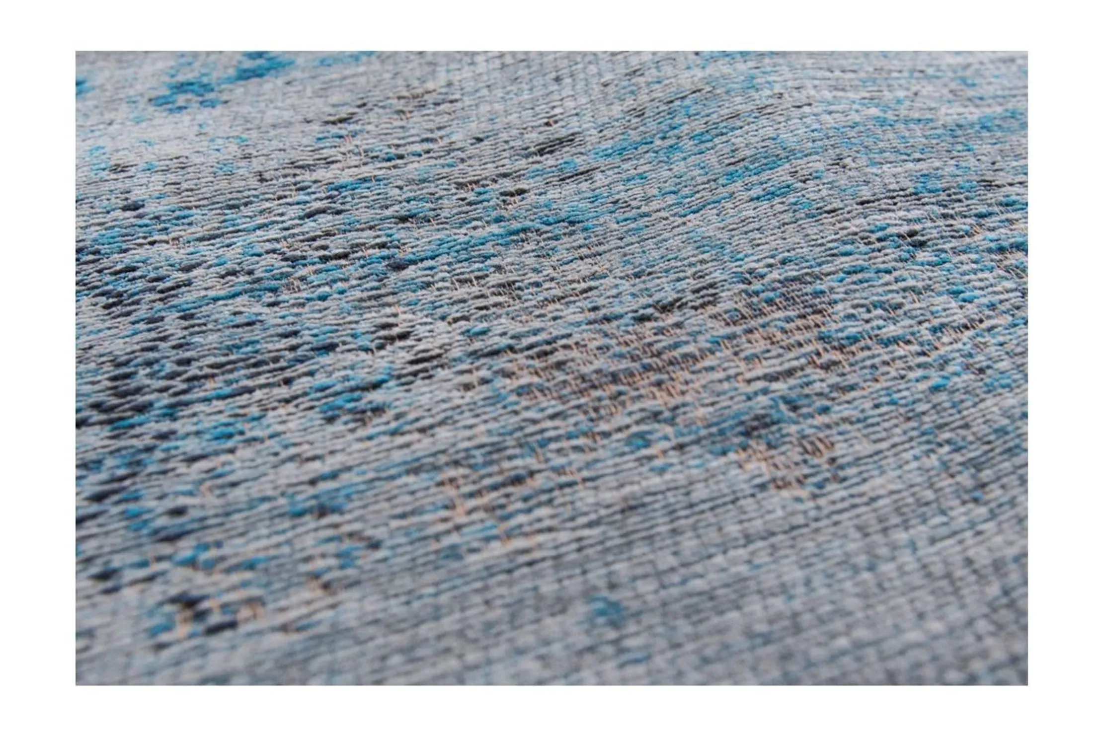 Vloerkleed Grey Turquoise 8255 Fading World Medallion