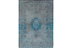 Vloerkleed Grey Turquoise 8255 Fading World Medallion