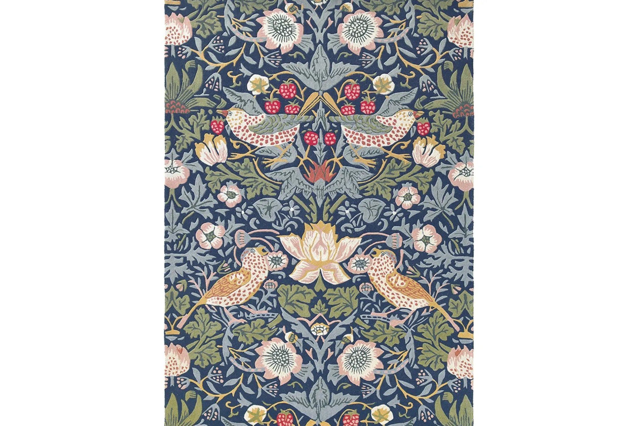 Vloerkleed Indigo 027708 Strawberry Thief