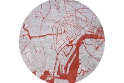 Vloerkleed Orange Cut 9323 Cities