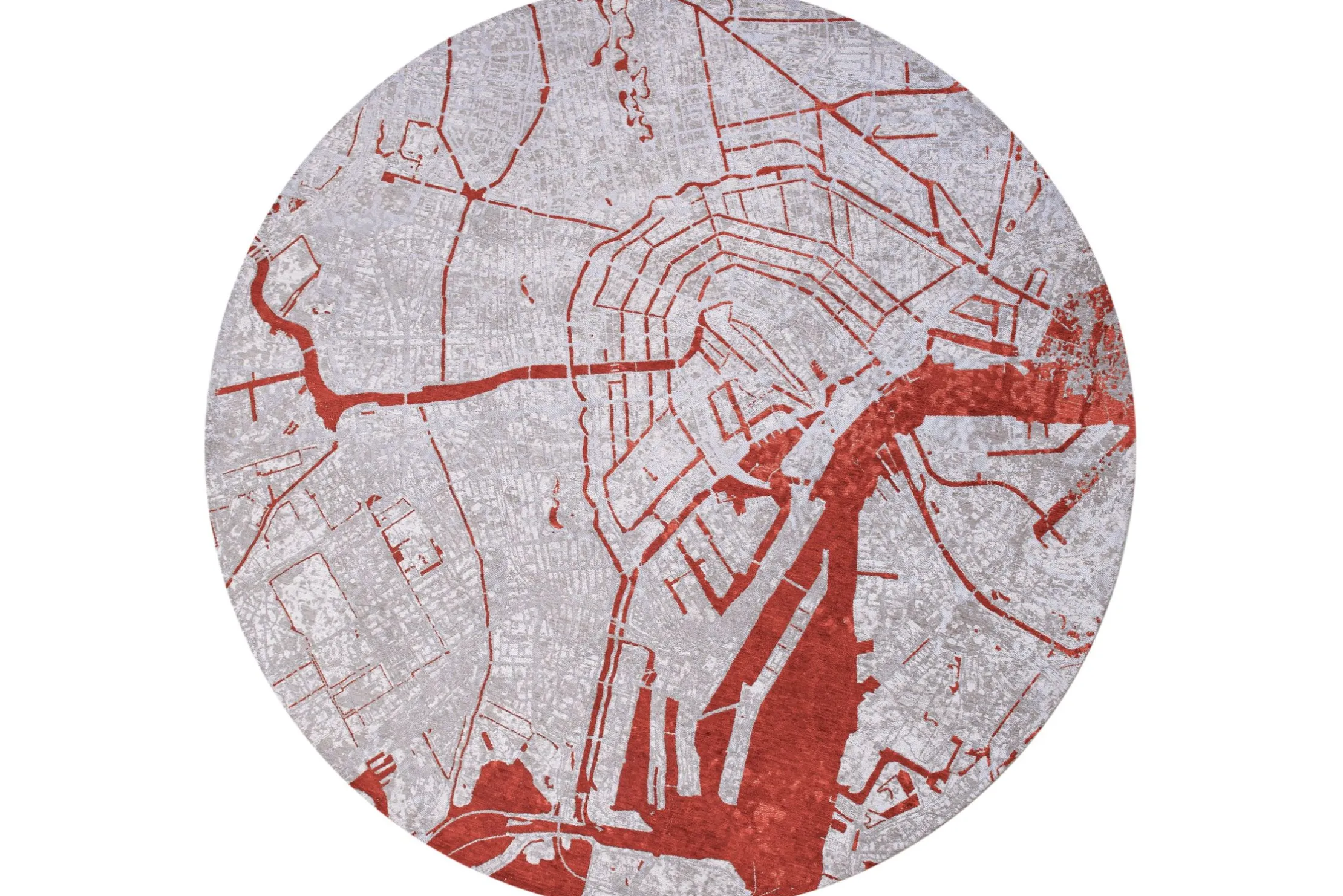 Vloerkleed Orange Cut 9323 Cities