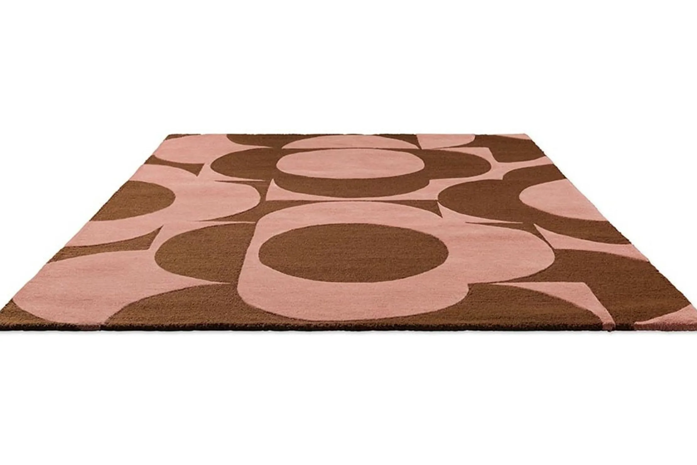 Vloerkleed Pink-Terracotta Prism Flower
