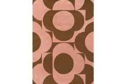 Vloerkleed Pink-Terracotta Prism Flower