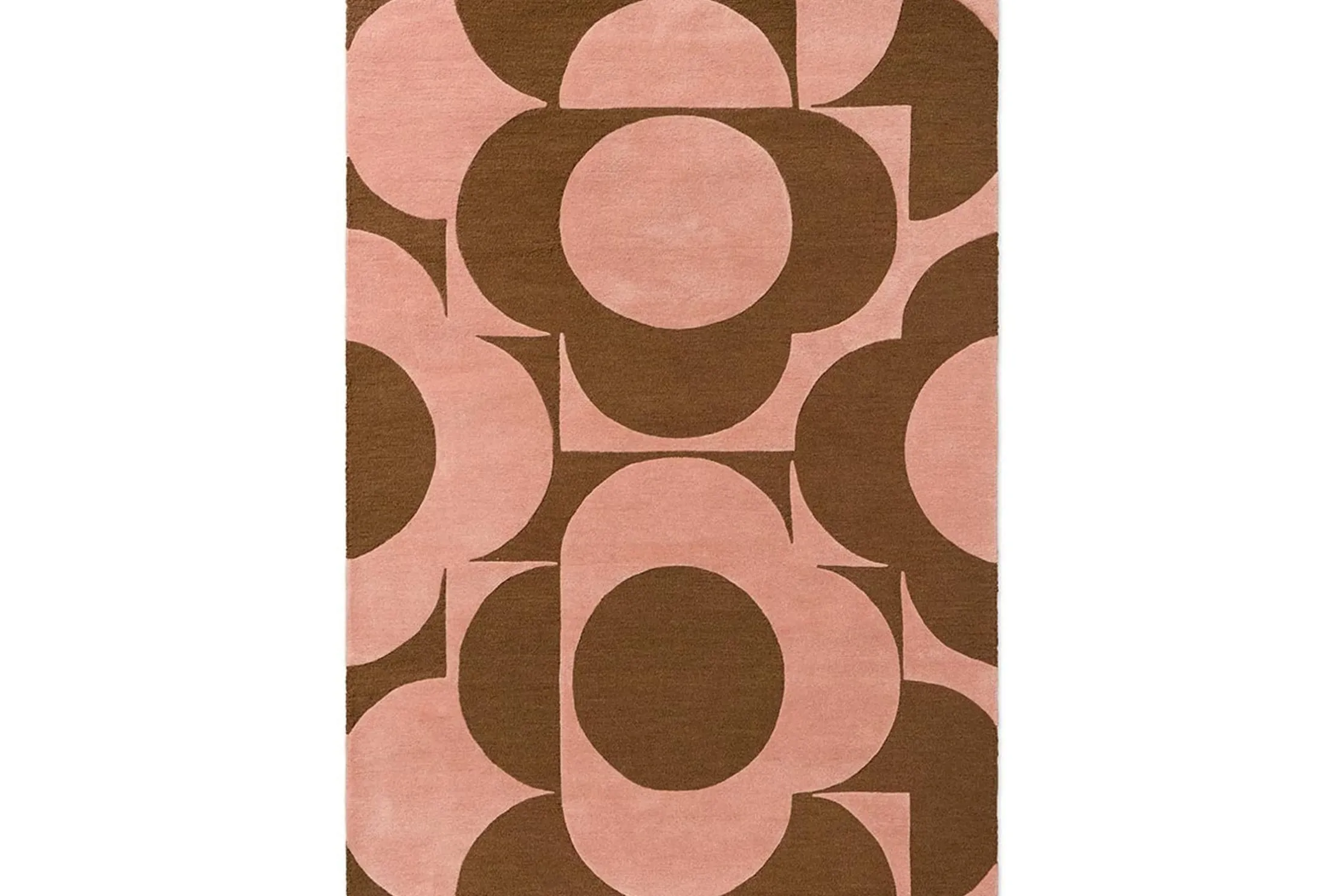 Vloerkleed Pink-Terracotta Prism Flower