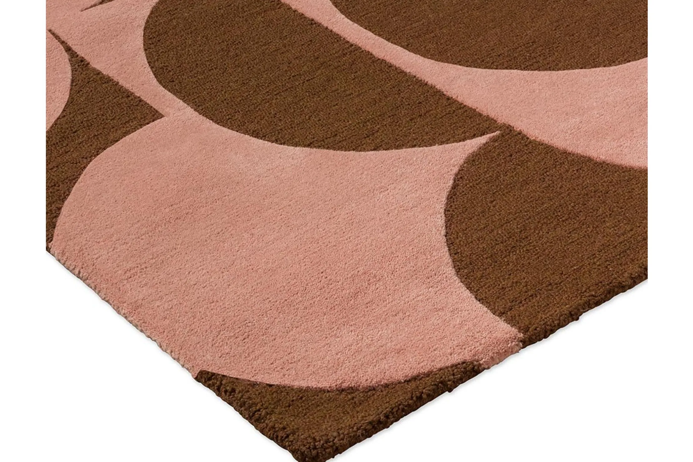 Vloerkleed Pink-Terracotta Prism Flower