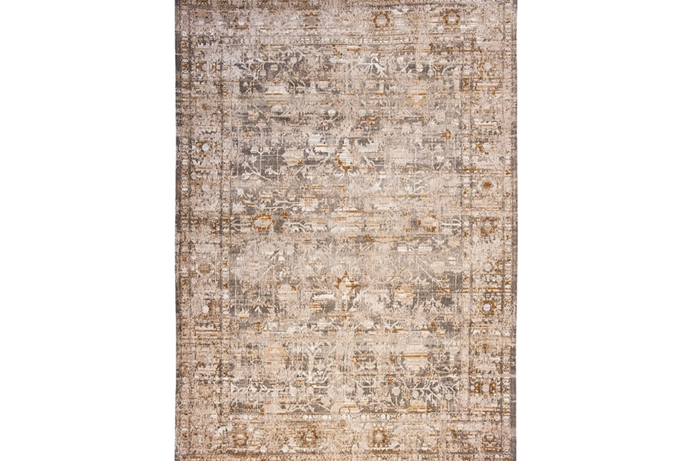 Vloerkleed Suleiman Grey 8884 Antiquarian Ushak