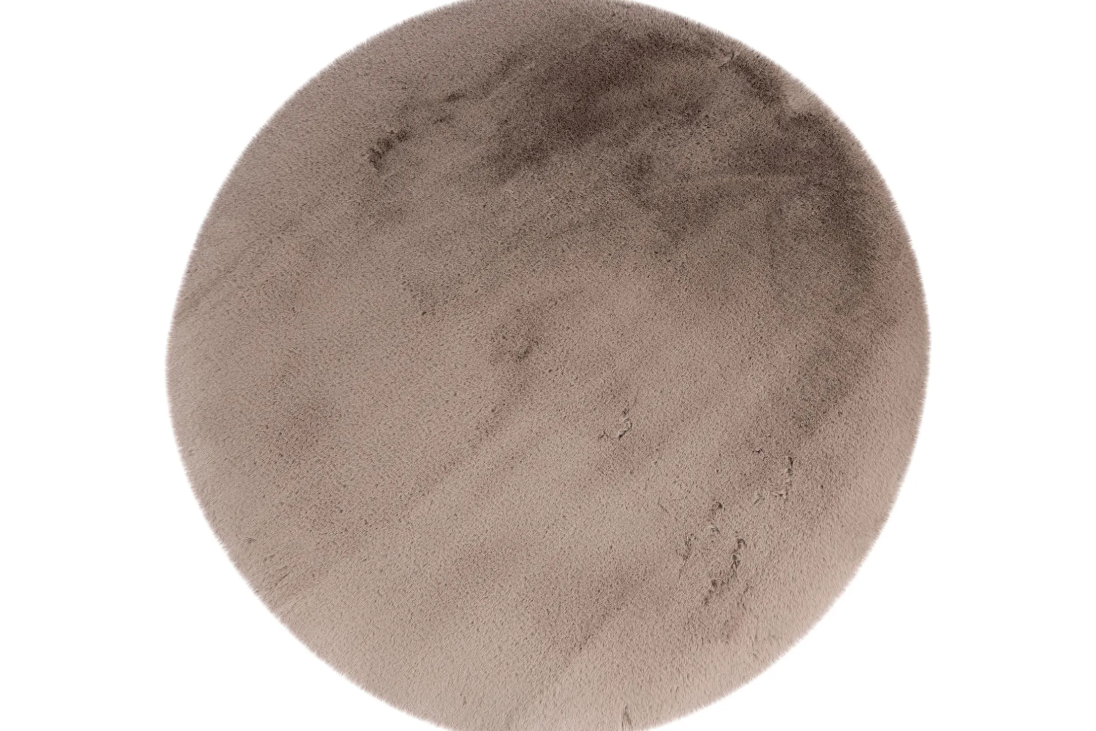 Vloerkleed Taupe rond Heat