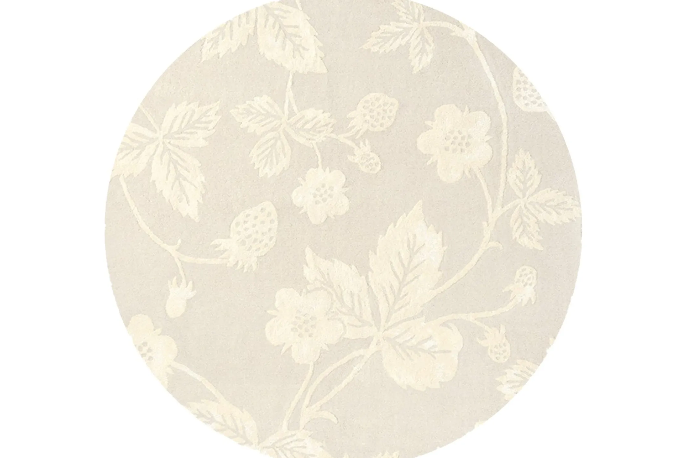 Vloerkleed Tonal 38201 rond Wild Strawberry | Wedgwood Home