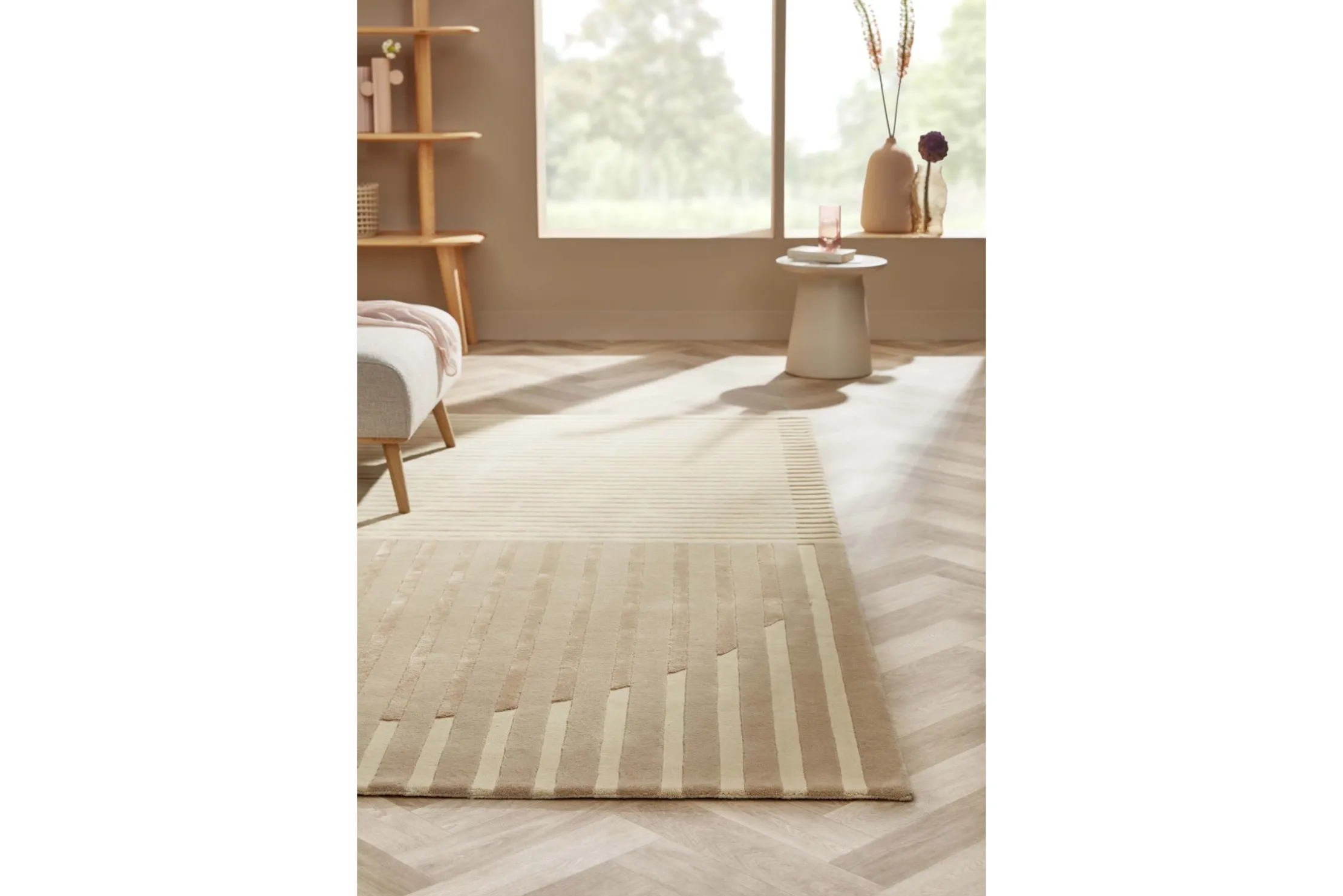 Vloerkleed White Beige Fano | Brinker