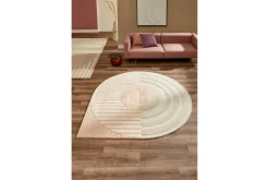 Vloerkleed White Beige Fano Girare | Brinker