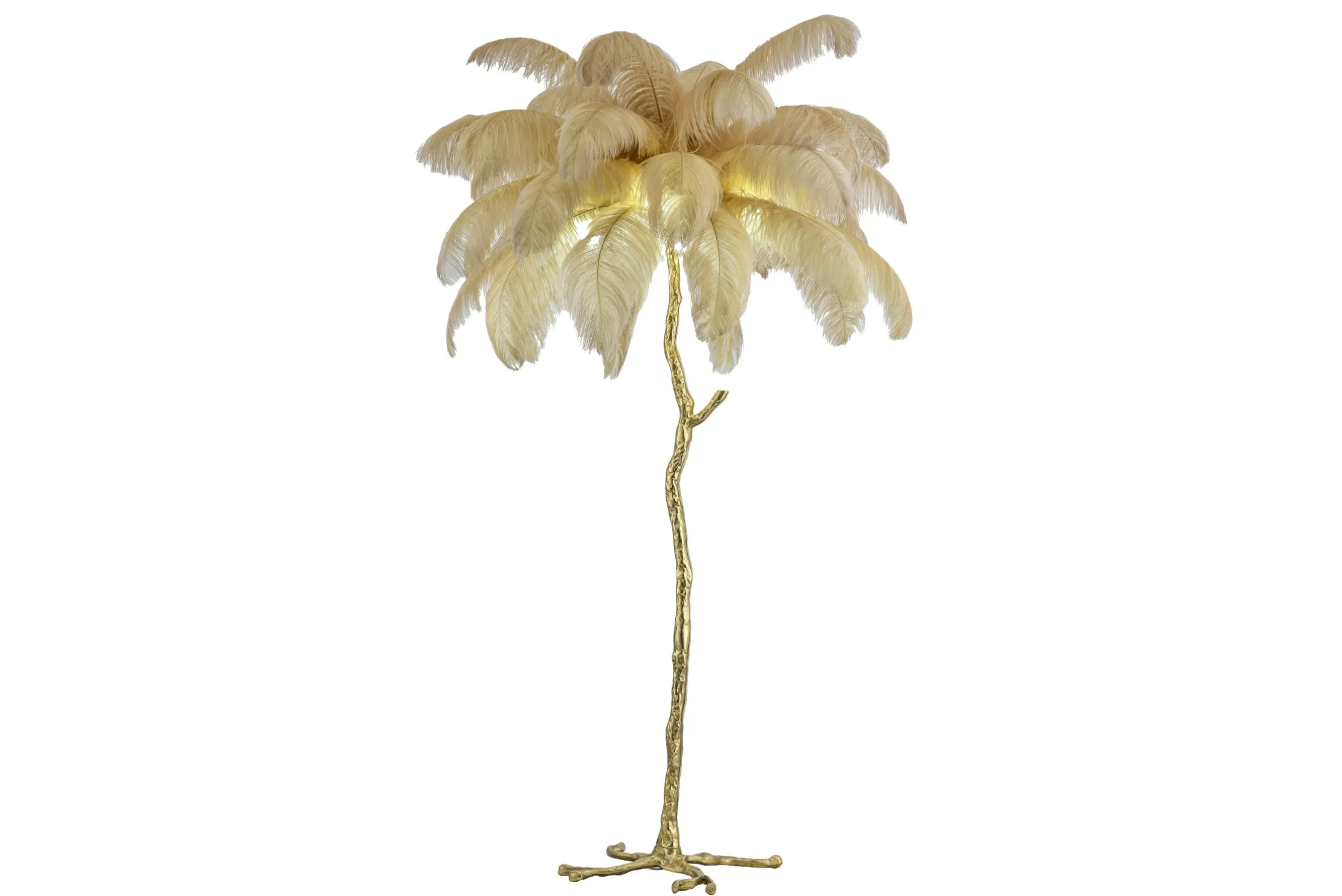 Vloerlamp Beige Struzzo