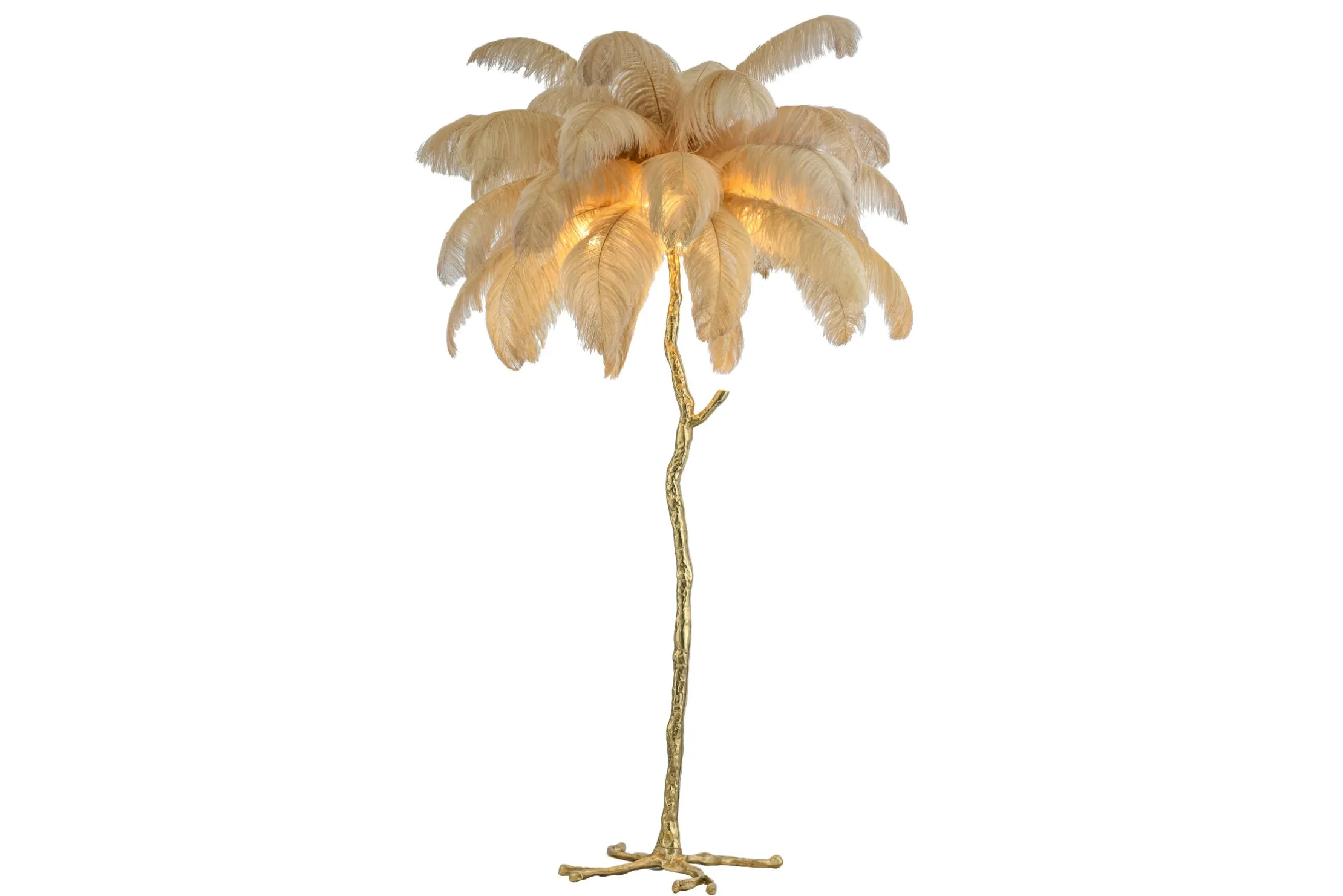 Vloerlamp Beige Struzzo