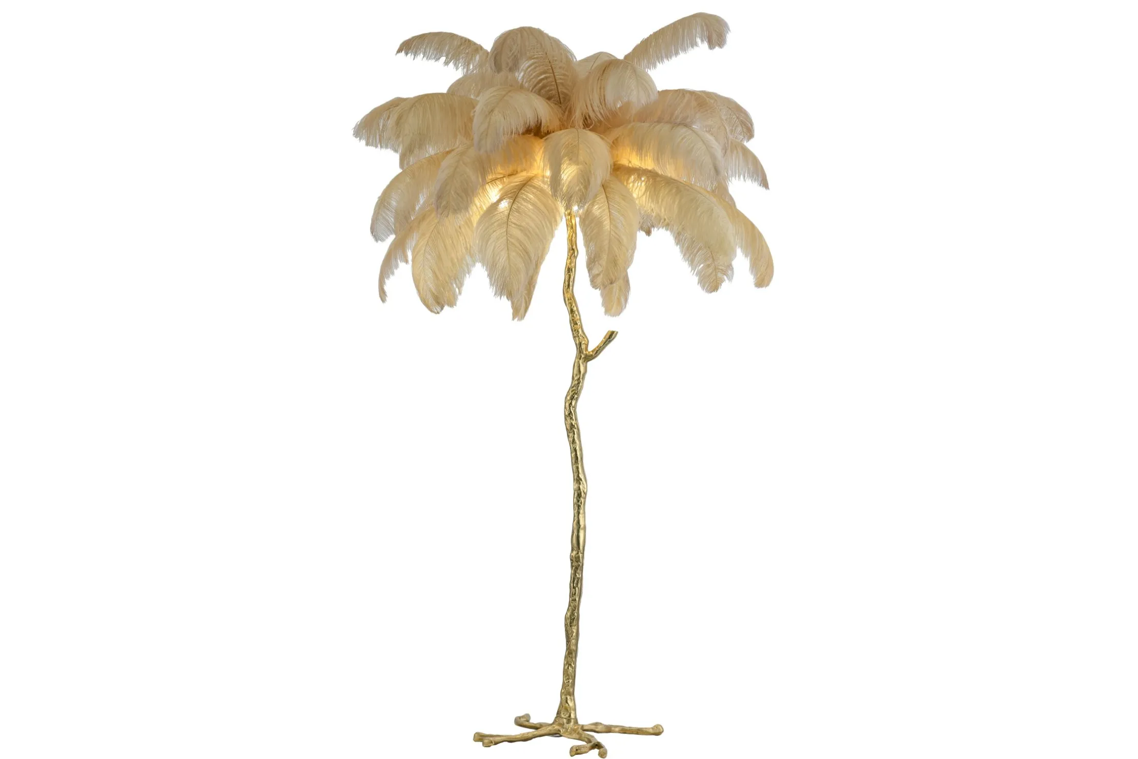 Vloerlamp Beige Struzzo