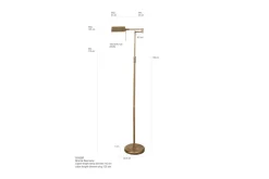 Vloerlamp 5895BR Mexlite