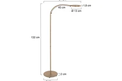 Vloerlamp 3351BR Platu Mexlite