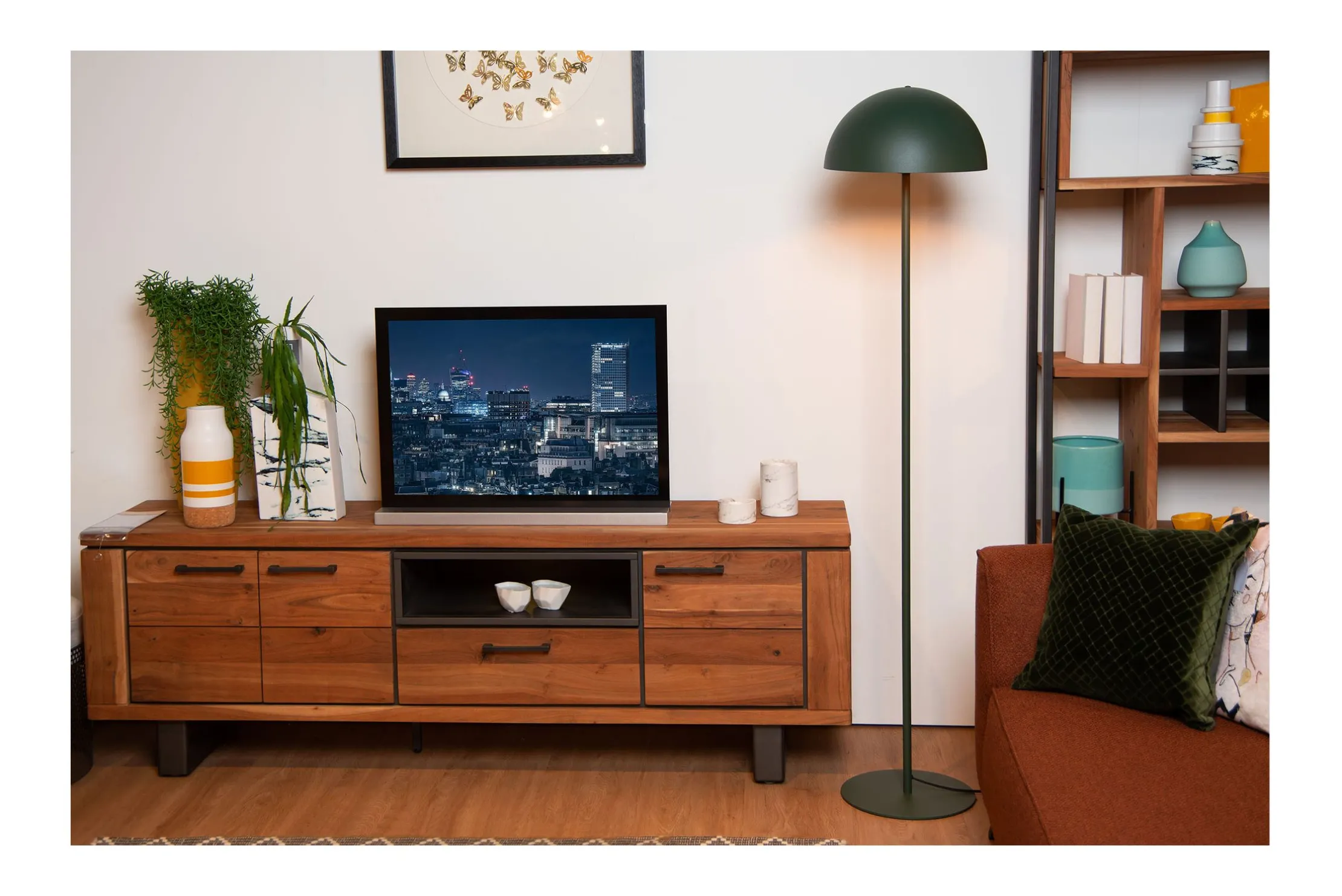Vloerlamp - groen Siemon