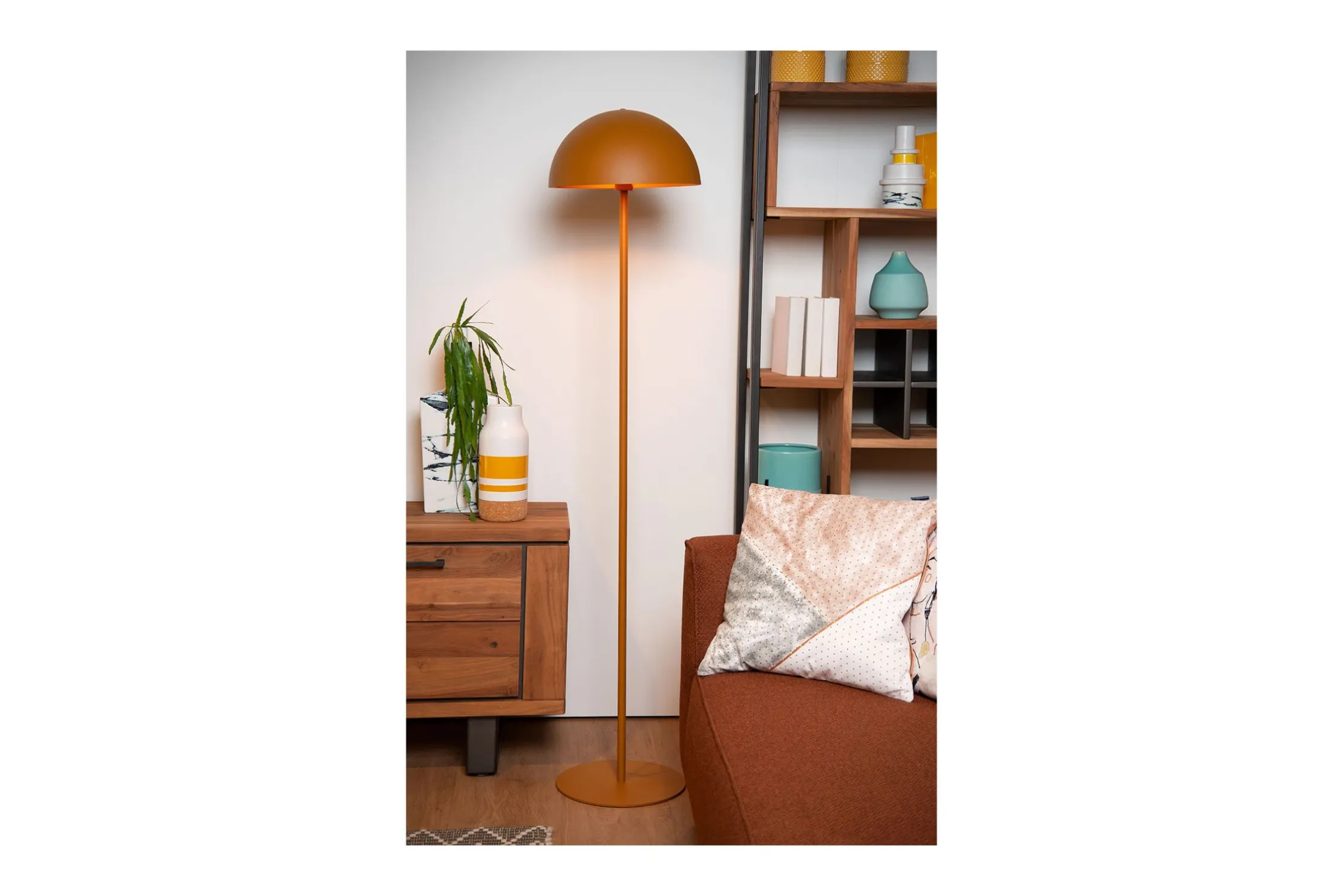 Vloerlamp - okergeel Siemon