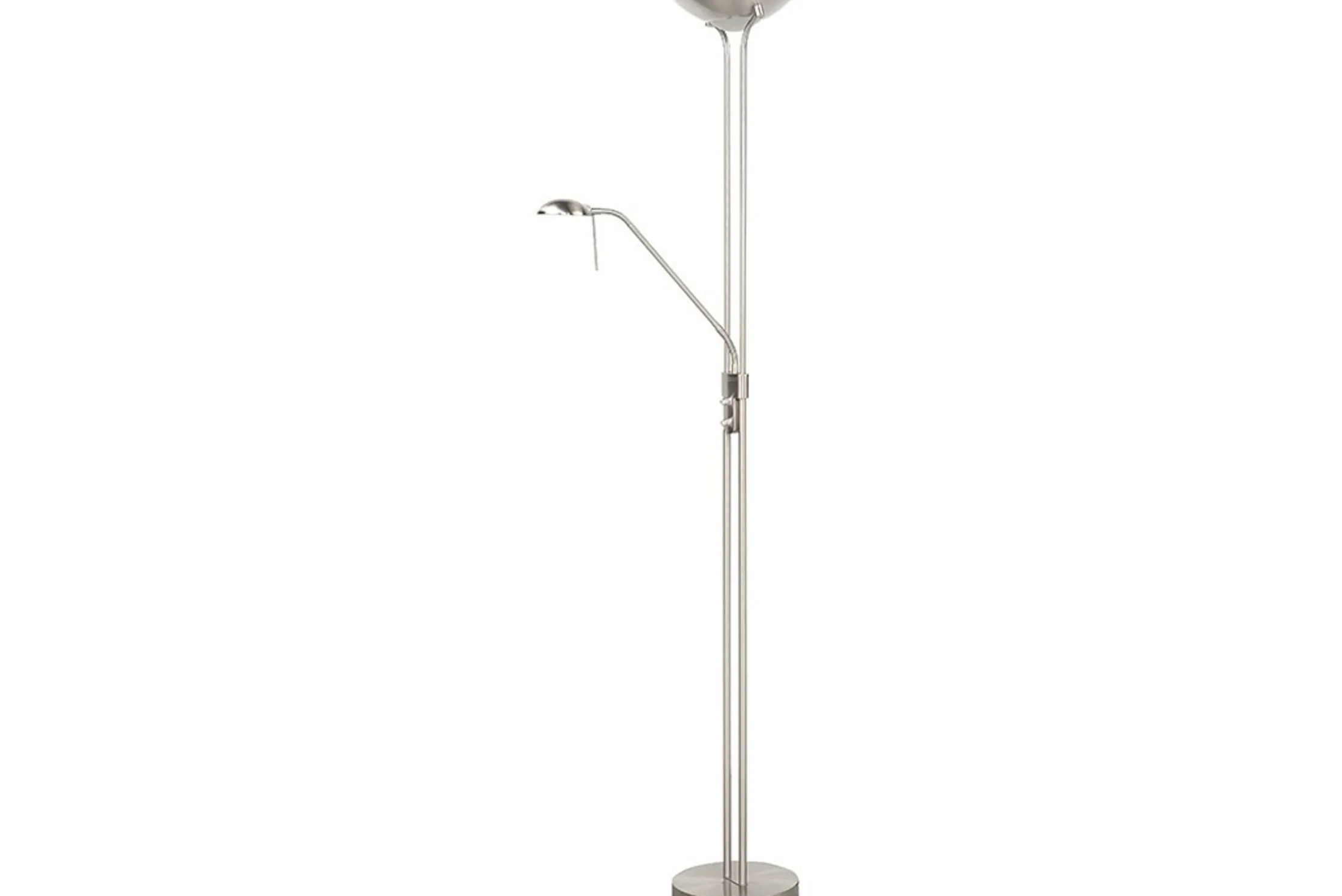 Vloerlamp Zilver Luna